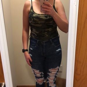 Camo bodysuit